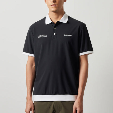 BANDEL<br> BICOLOR RIB S/S POLO SHIRTS
