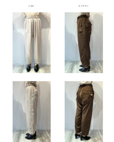 ST-USU予約<br>テーパードベイカーパンツ(ビンテージ加工タイプ)
