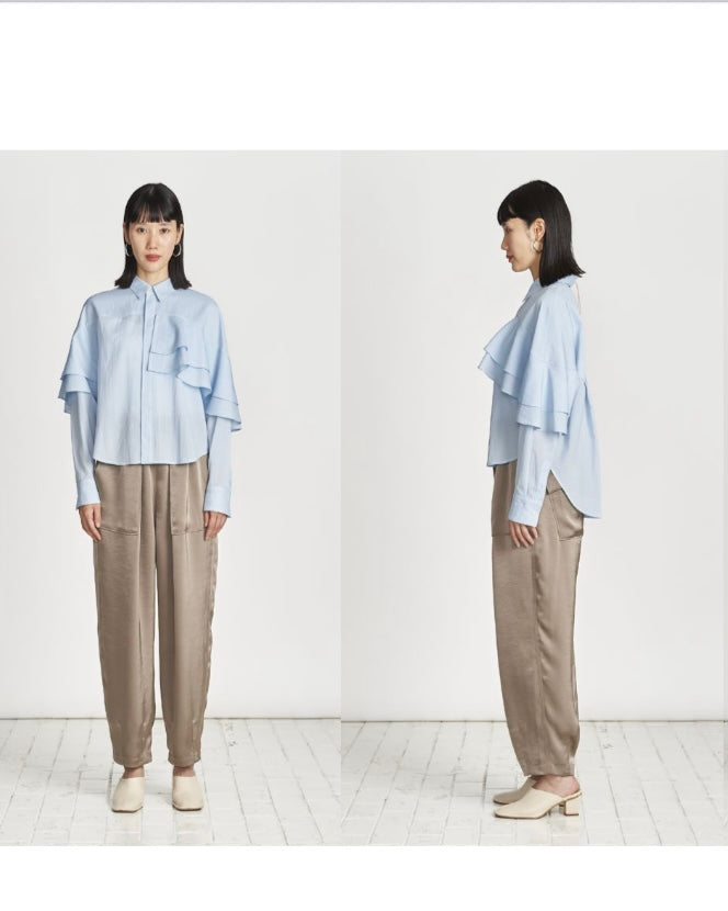 1%予約<br> 楊柳ブラウス