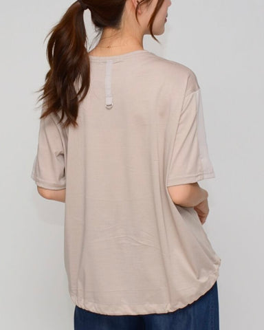 Praia<br>袖ジョーゼットフォトT