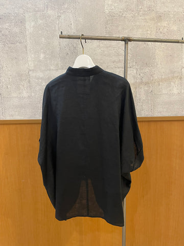 BLUE FRONCE<br>オーバーサイズドルマンリネンシャツ
