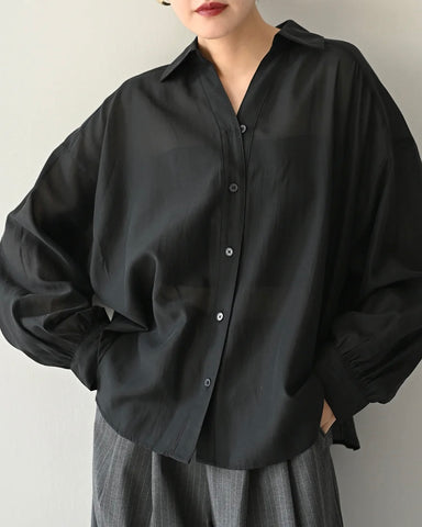Herencia<br>バックリボンリラックスブラウス
