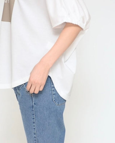 Praia<br>BOXプリントカットソー