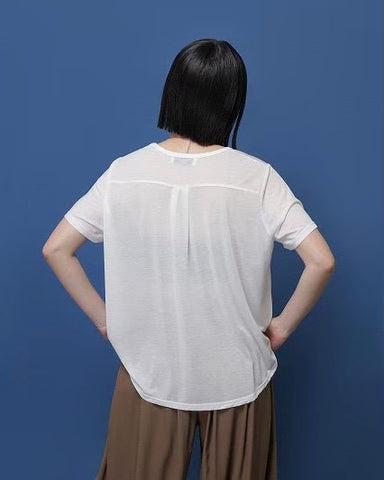 インスタライブ CYAN TOKYO<br>シアー天竺フレアT