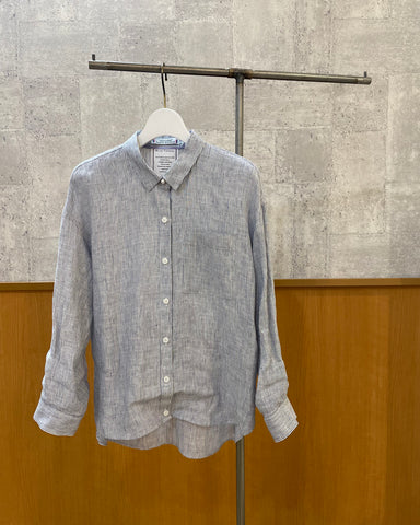 3月29日ライブ BLUE F RONCE <br> ストライプリネンシャツ