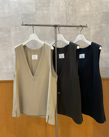 cafune<br>drape washer vest