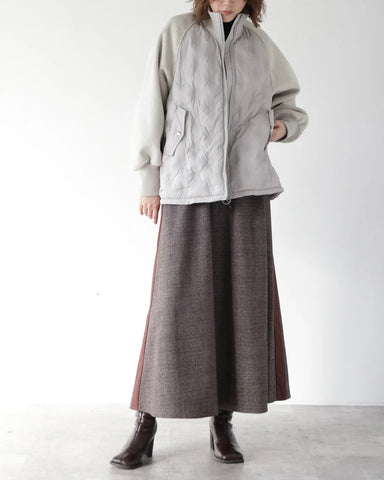 Herencia<br> Hybrid Quilted High Neck Coat
