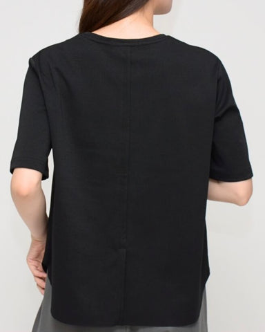 Praia<br> ソフトポンチバックスリットTシャツ