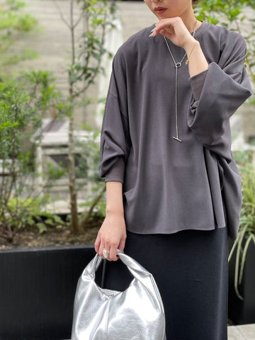 cafune<br>powder georgette long T