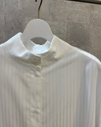 4月12日ライブ Margaux Vintage <br>ストライプロングシャツ