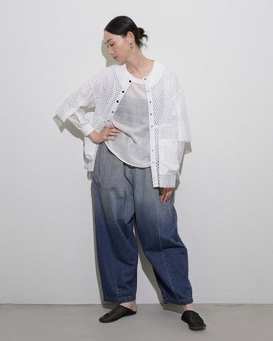 CYAN TOKYOご予約<br>グラデーションBIGバルーンデニム