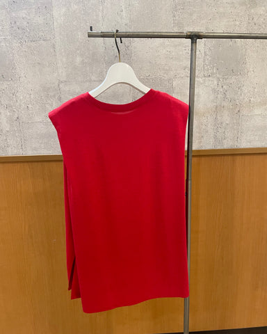 cafune<br>サイドスリットノースリーブ