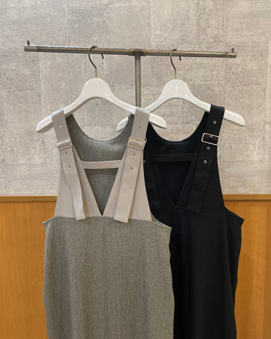 10月27日ライブ mink chair<br>ヘリンボンジャンパースカート