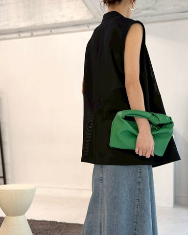 3月8日ライブ cafune<br> tweed like mesh double gilet