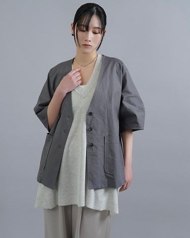 CYAN TOKYO<br> サーキュラー畦ニットチュニック