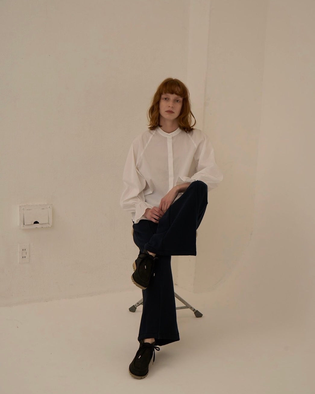 Boutique Ordinary<br> 2Way Band Collar Shirt