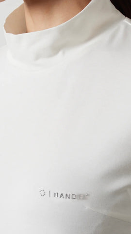 BANDEL<br> WOMENS BASIC COOLTECH S/S MOCK NECK SHIRTS