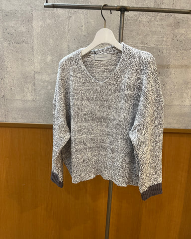 SUGAR ROSE<br> ミックスカラーVネックPO