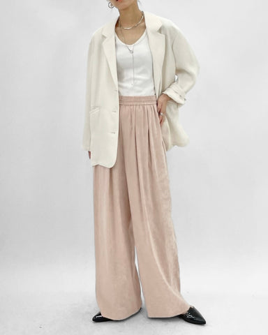 cafune<br> acetate twill tailored jacket