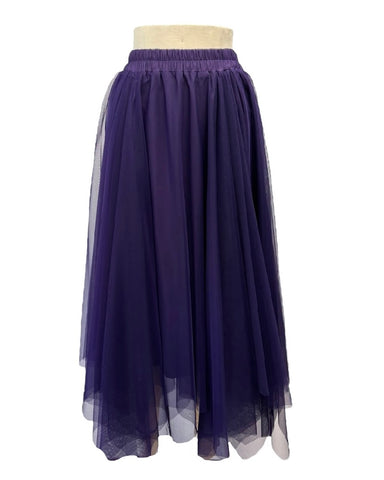 ayane<br>イレギュラーヘムチュールスカート