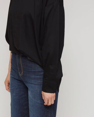 Praia<br> プレミアムシルケット・シャーリングスリーブプルオーバー