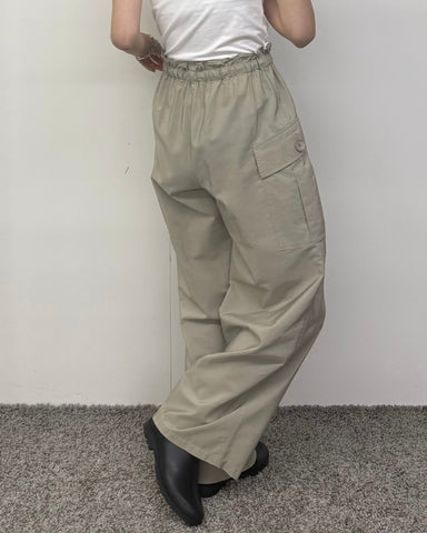 3月8日ライブ cafune<br> cotton cupra cargo easy pants