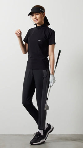 BANDEL<br> WOMENS BASIC COOLTECH S/S MOCK NECK SHIRTS