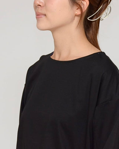 Praia<br> プレミアムシルケット・シャーリングスリーブプルオーバー