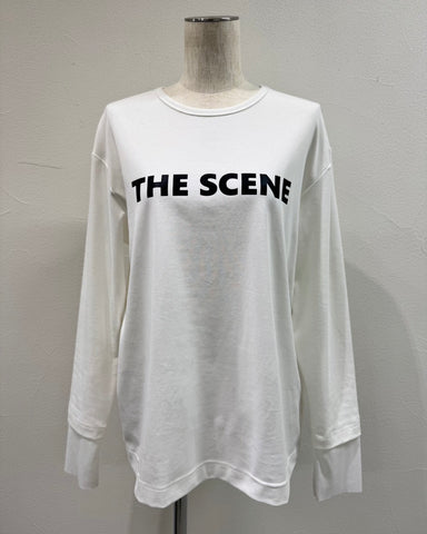 CYAN TOKYO<br> チュールスリーブロゴL/S T