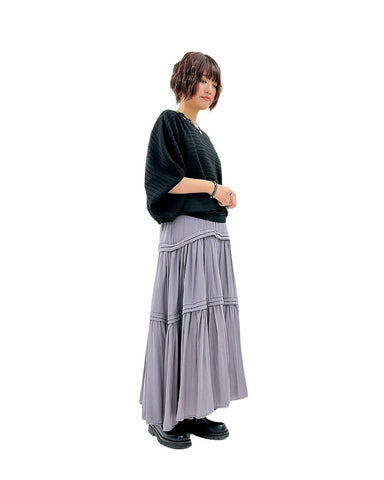 ayane<br>横編みドルマンプルオーバーニット