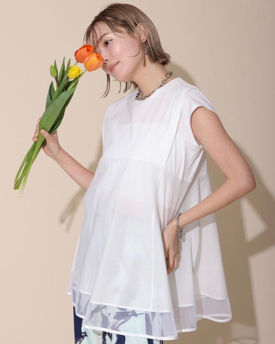 Herencia<br> Tulle docking tunic
