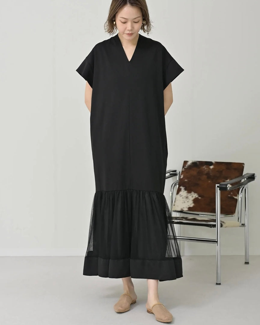 Herencia<br> Tulle hem dress