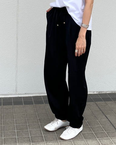 ma couleur<br>サテンジョガーパンツ