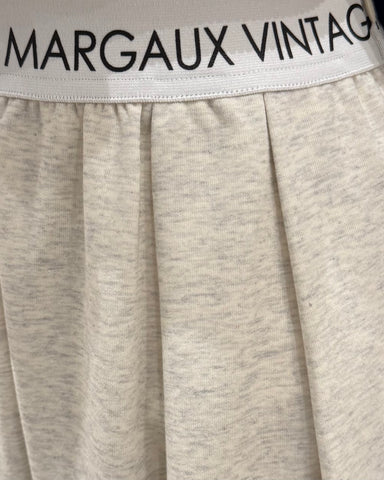 Margaux Vintage<br>ロゴウエストゴムタックパンツ