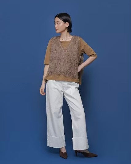 4月29日ライブ CYAN TOKYO<br> サイドリブシャギーベスト