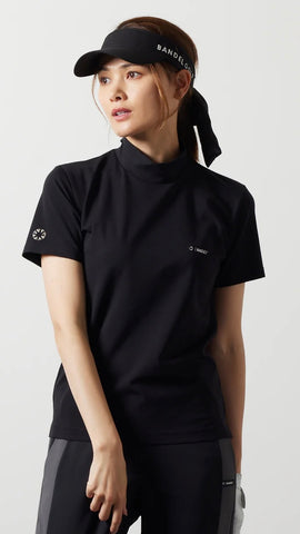 BANDEL<br> WOMENS BASIC COOLTECH S/S MOCK NECK SHIRTS
