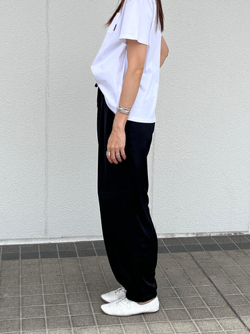 ma couleur<br>サテンジョガーパンツ