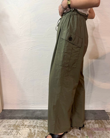 3月8日ライブ cafune<br> cotton cupra cargo easy pants