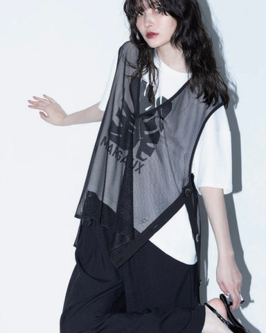 Margaux Vintage<br>メッシュサイドボタンベスト