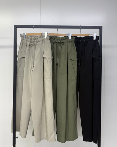 3月8日ライブ cafune<br> cotton cupra cargo easy pants