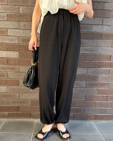 cafune<br> mat stretch georgette baker pants