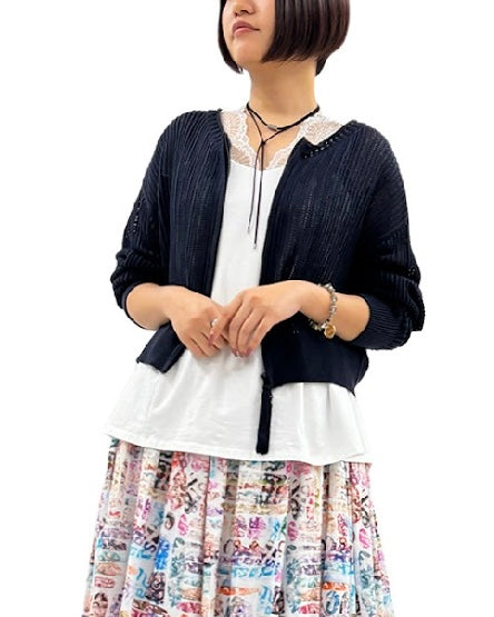 ayane予約<br>レースフレアタンクトップ