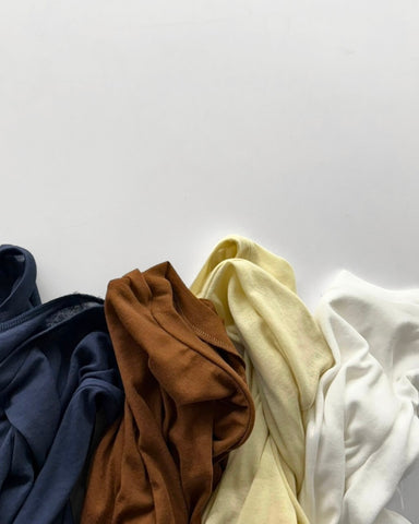 cafune<br> cotton gauze slit sleeve tops
