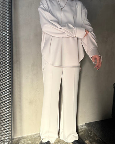cafune<br> double knit flare pants