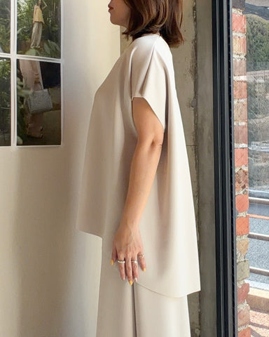 RILATO<br> 【Ceremony】アクアバックタックブラウス