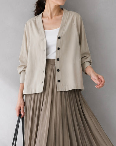 7月17日ライブcafune<br>drape washer shirt cardigan