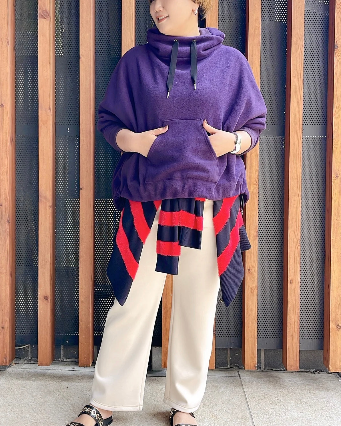 MARGAUX VINTAGE <br> ボーラーフリースフーディー
