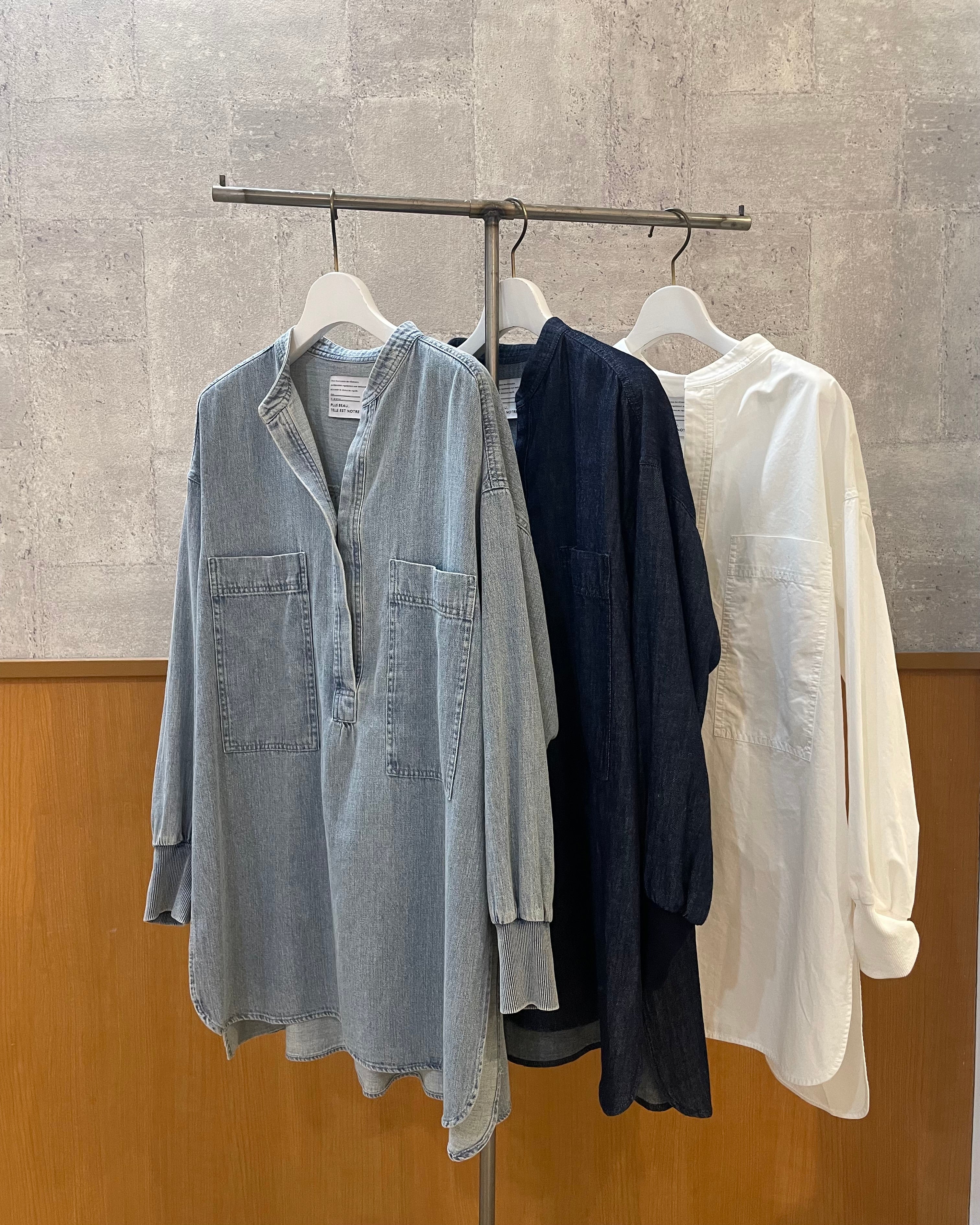 PASSIONE<br>デニムロングシャツ