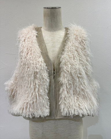 11月14日ライブ CYAN TOKYO<br>MIXファーZIPベスト