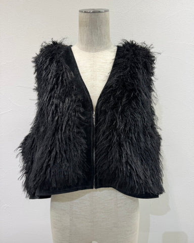 11月14日ライブ CYAN TOKYO<br>MIXファーZIPベスト